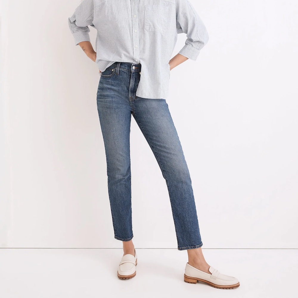 Madewell The Perfect Vintage Jean, High Rise, Medium Wash, size 28, EUC
